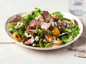Grilled steak salad
