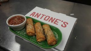 Antones kitchen fried food on box